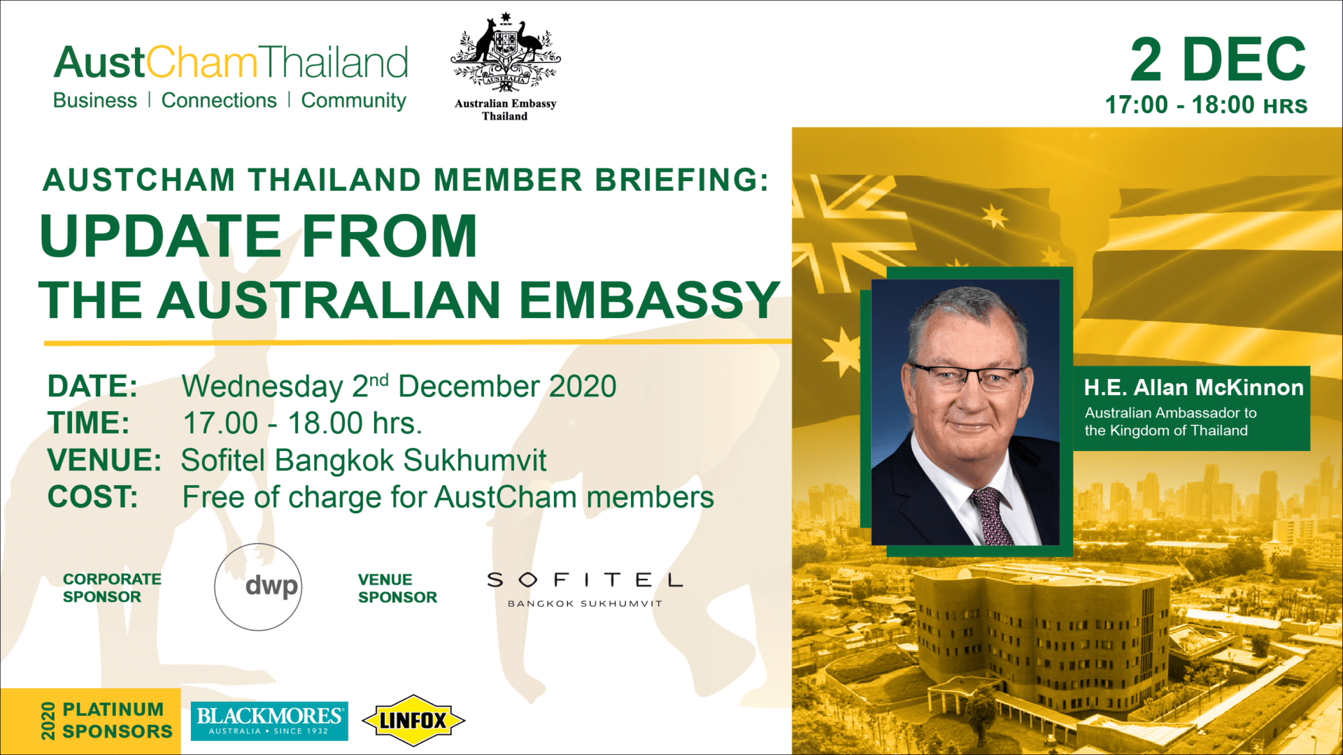 2 DEC - AustCham Thailand Member Briefing: Update From The Australian ...