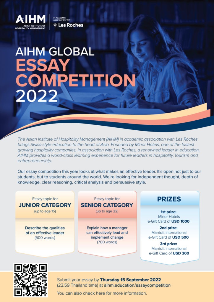 AIHM AIHM GLOBAL ESSAY COMPETITION 2022 The AustralianThai Chamber